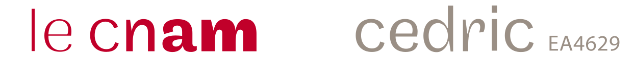 Logo of the Cnam/Cédric laboratory